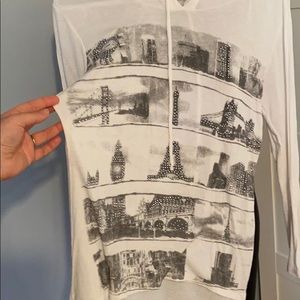 City Views Long Sleeve lightweight hoodie